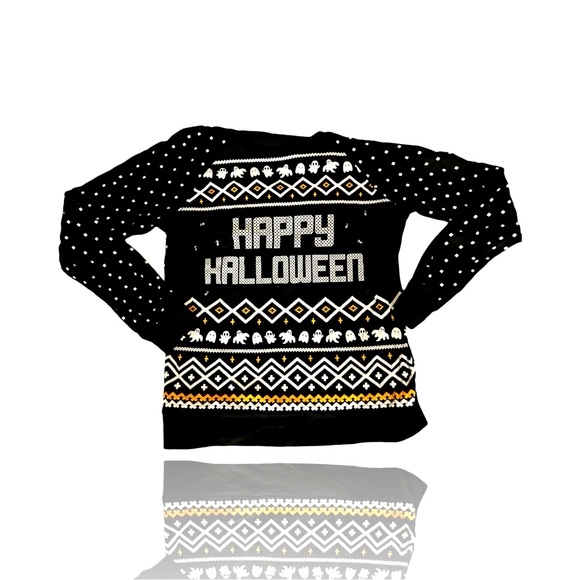 Happy Halloween Ladies Light Up Sweater: Women’s XL: Good Working Condition - Picture 1 of 4